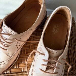 Women's light pink Samuel Hubbard Oxford Shoes